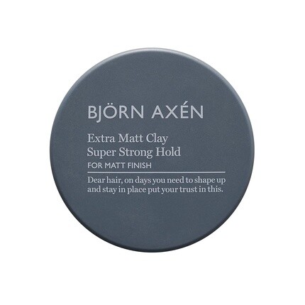 

Björn Axén Extra Matt Clay Super Strong Hold, 2,7 унции - содержит ингредиенты для защиты от ультрафиолета, Серый, Björn Axén Extra Matt Clay Super Strong Hold, 2,7 унции - содержит ингредиенты для защиты от ультрафиолета