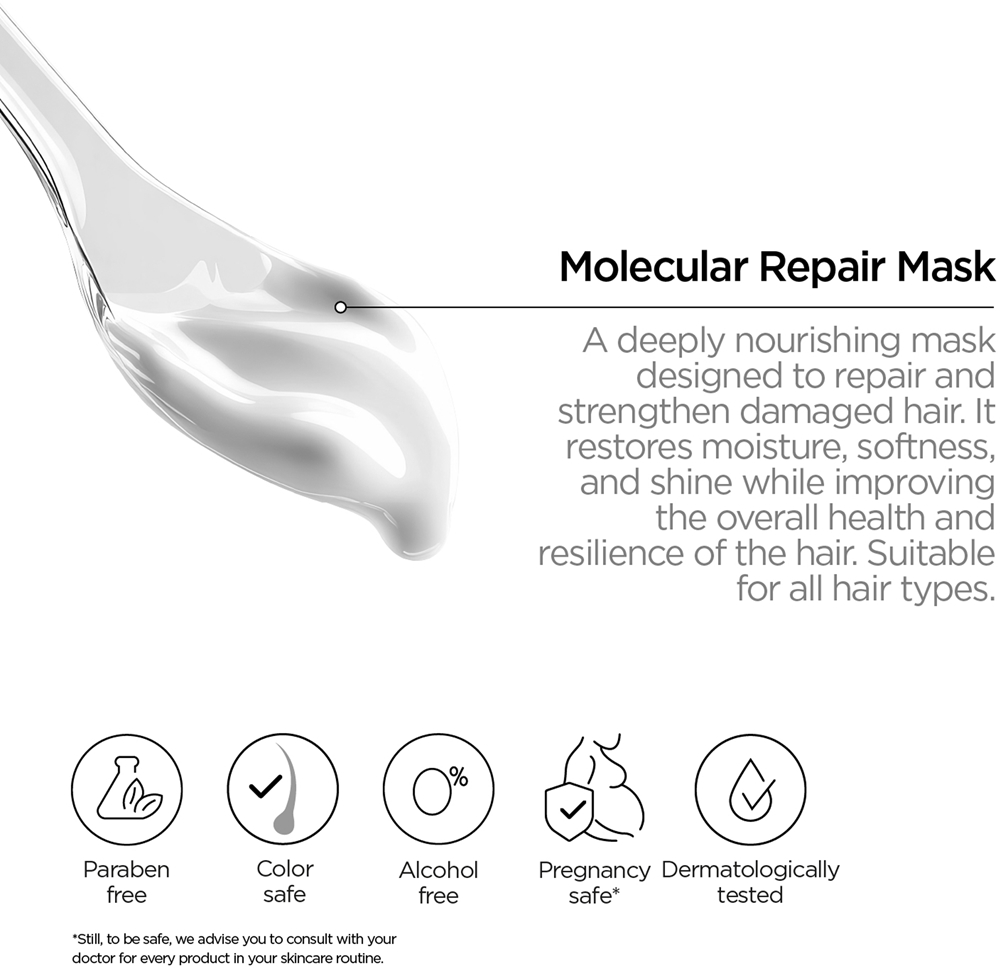 Маска для волос Plex Molecular Repair, восстанавливающая, несмываемая Revox B77, 50 мл — фото 4
