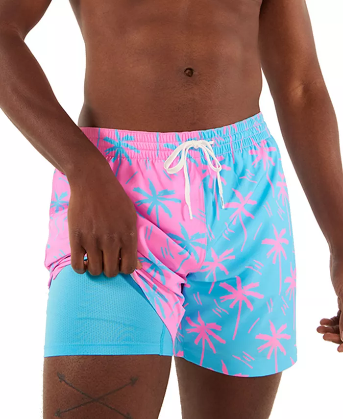 

Мужские плавки The Prince Of Prints с быстрой сушкой 5,5" и вкладышем-боксером Chubbies, синий