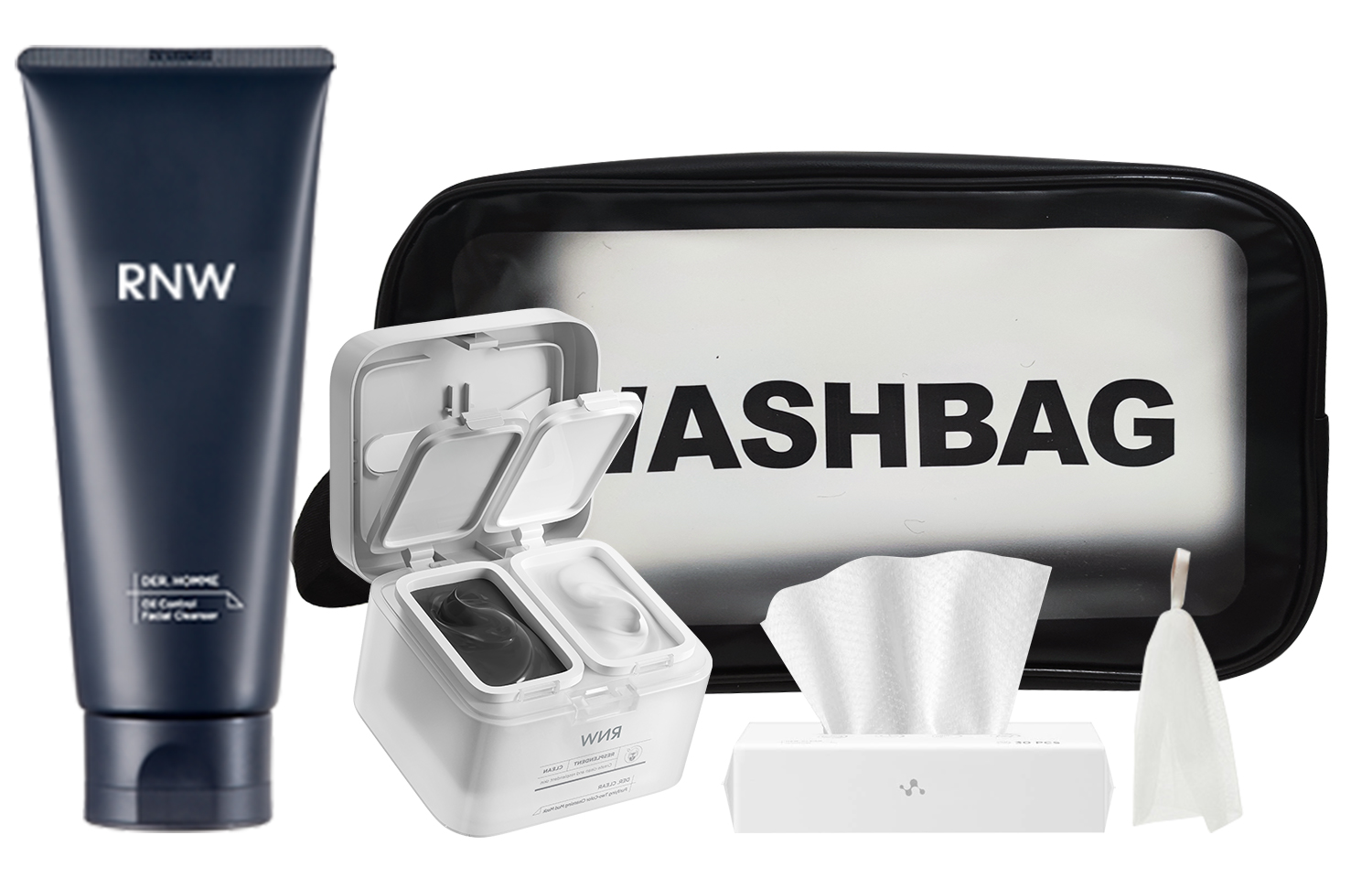 

RNW Очищающая глиняная маска для лица набор для ухода за кожей глубокое очищение удаление черных точек осветление контроль жирности