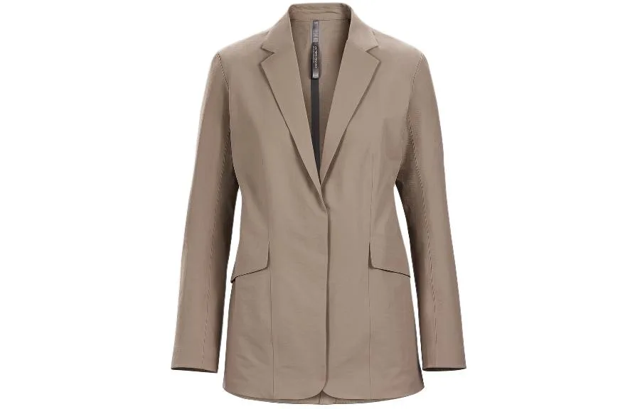 Пиджак женский с воротником Veilance Collection Business Suits Arcteryx, Turquoise Brown/EARTH