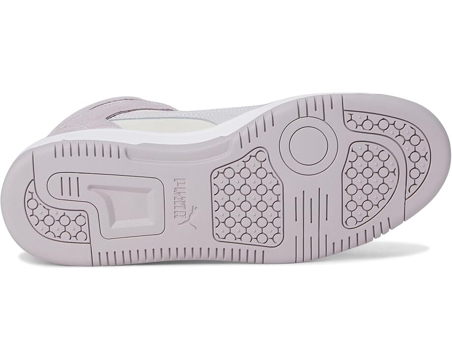 Кроссовки PUMA Rebound Layup Stone, цвет Feather Gray/Marble/Puma Team Gold — фото 3