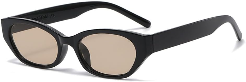 

Солнцезащитные очки в форме «кошачьих глаз» конфетных цветов, модный треугольный ретро-стиль, для женщин, солнцезащитные очки с защитой от УФ-излучения UV400 MTZJH, Black Brown