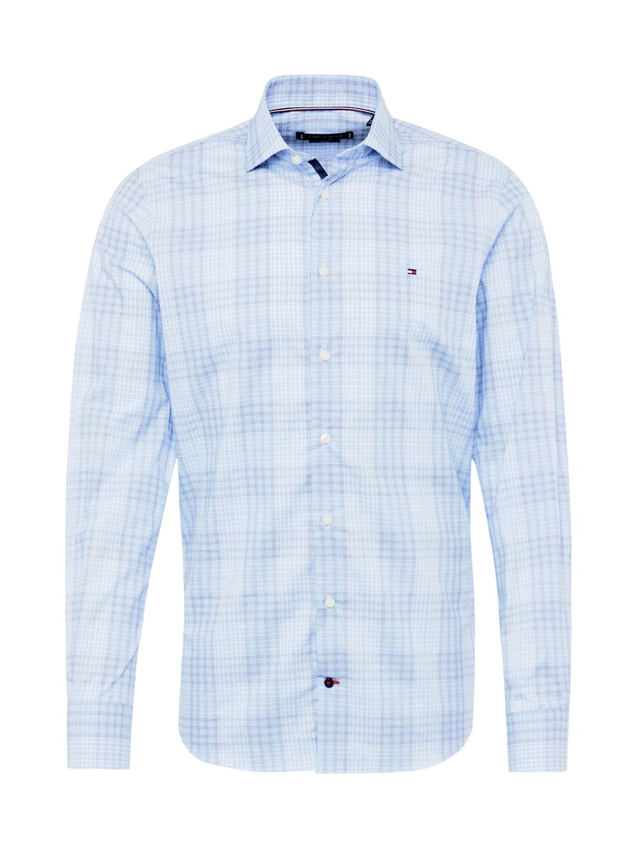 

Клетчатая рубашка TOMMY HILFIGER Slim fit Button Up Shirt, цвет pastel blue/light blue