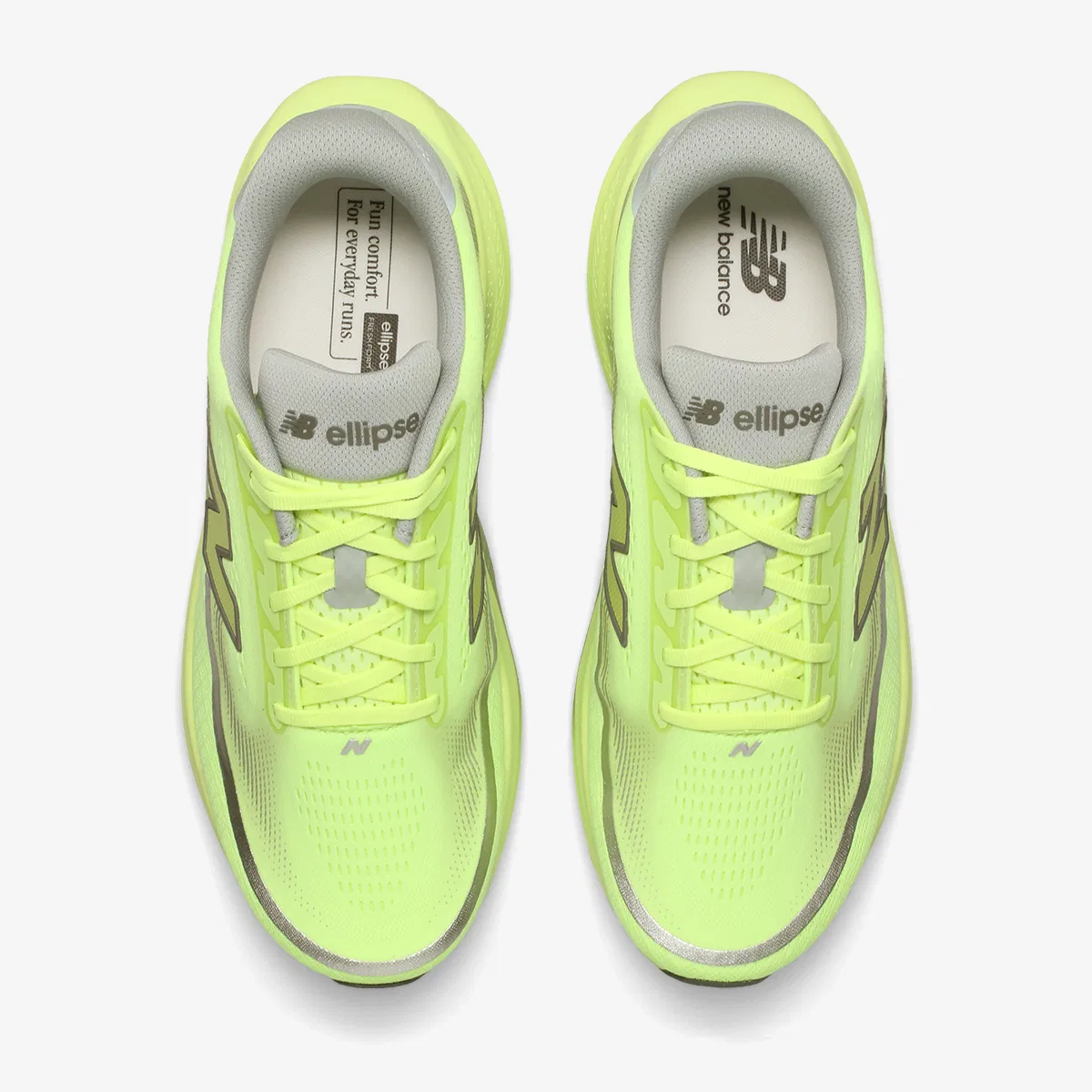 Мужские беговые кроссовки Ellipse V1 жёлтые от New Balance — фото 2