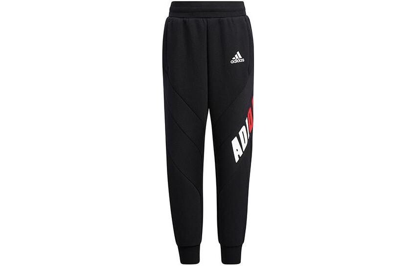 

Детские трикотажные спортивные штаны Adidas, черный