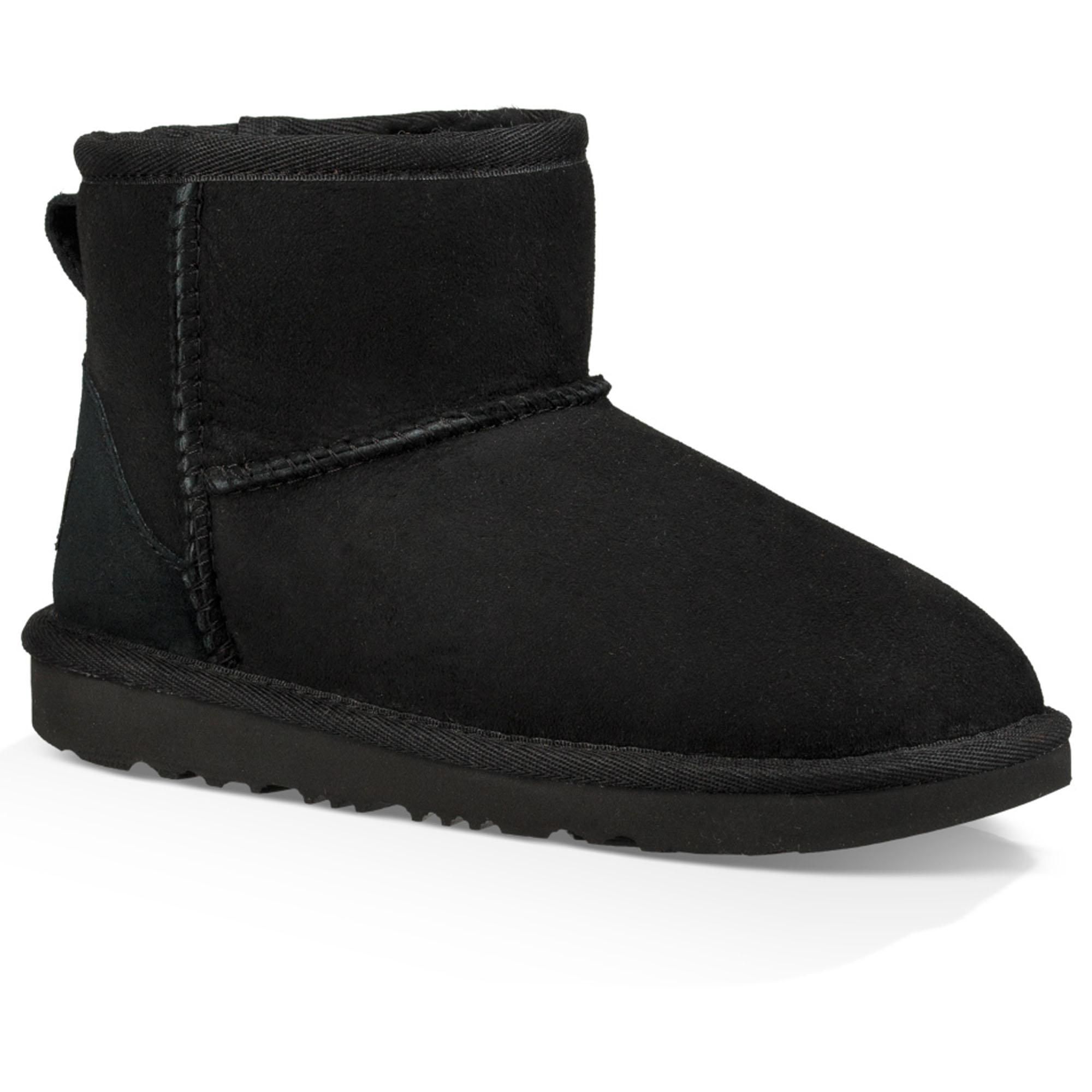 Детские классические зимние ботинки Mini II UGG, Black — фото 2