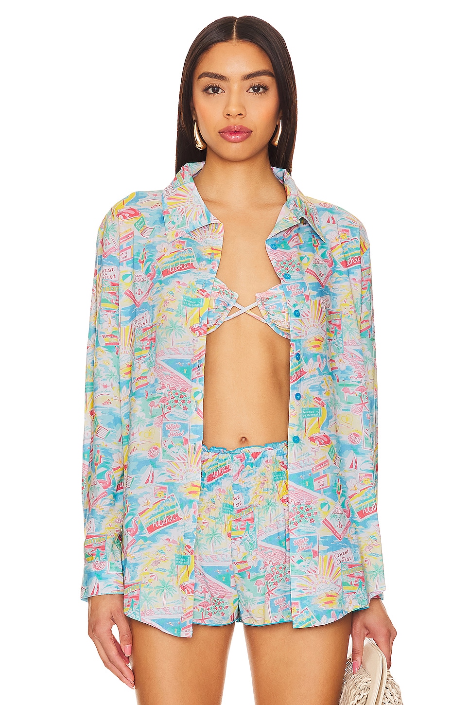 

Рубашка groovy delight Lovers And Friends, мультиколор