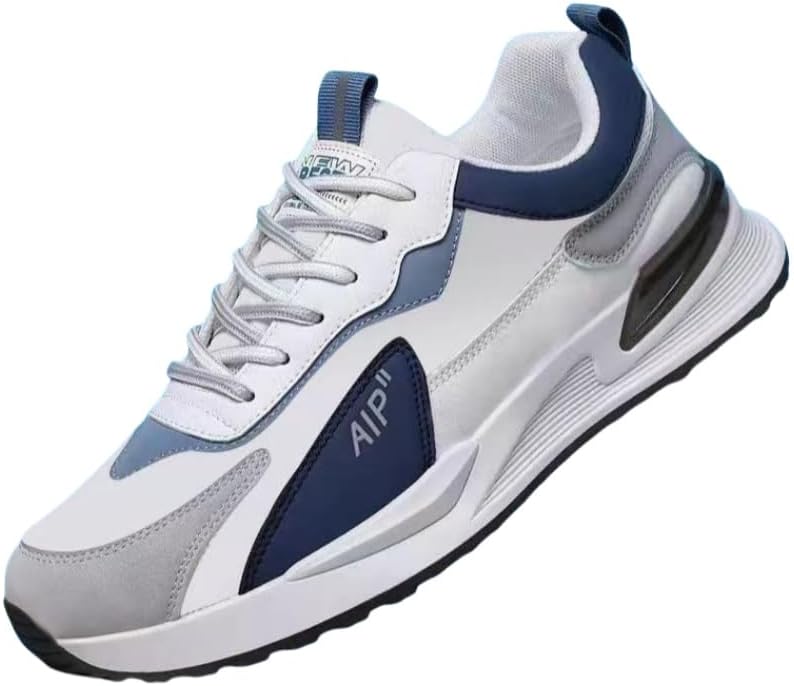 

Дышащие и удобные, повседневные спортивные кроссовки на шнуровке, прочная подошва из ПВХ, низкий дизайн, подходят для ежедневного использования на открытом воздухе Fmshi, белый/синий