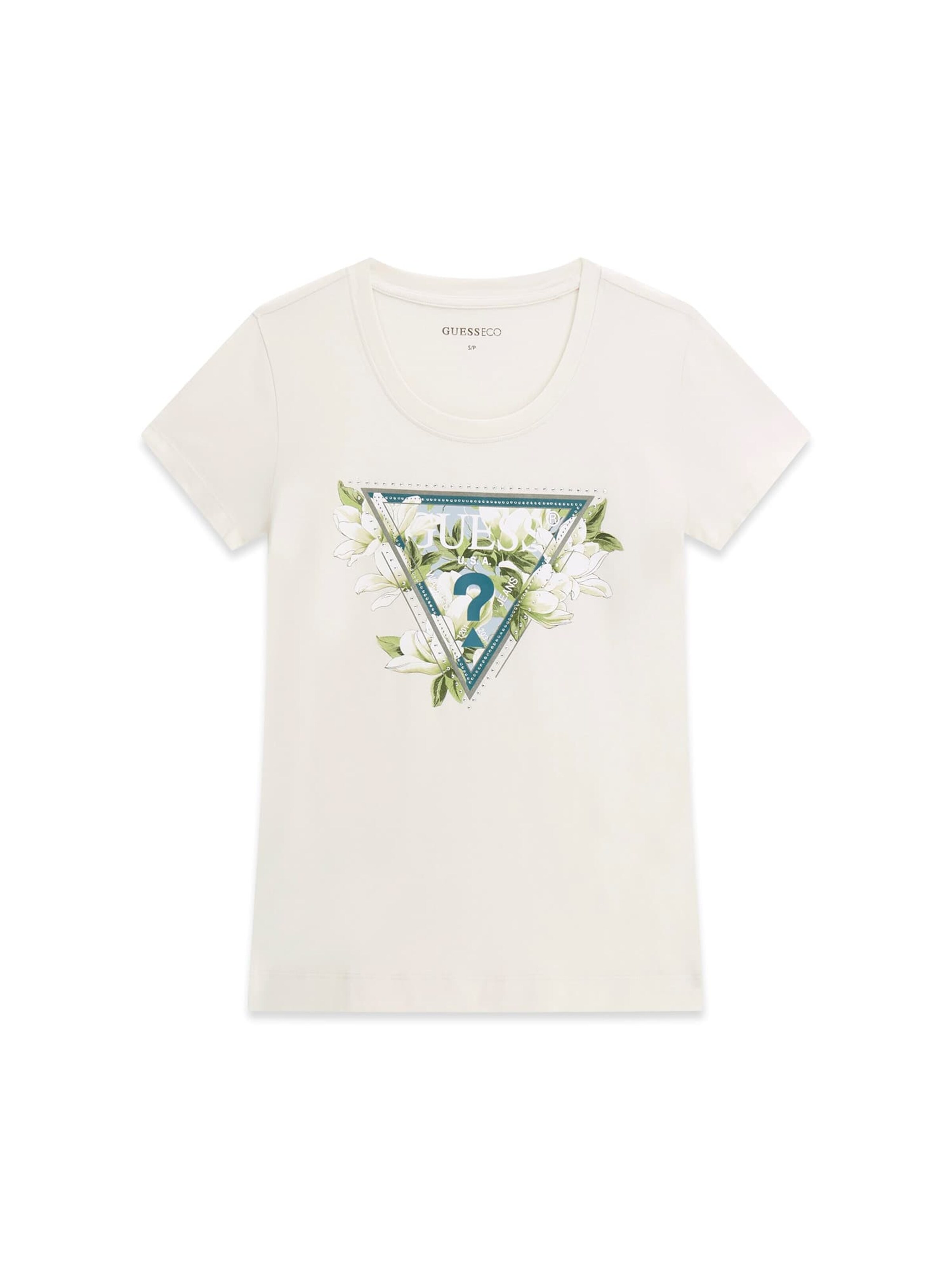 

GUESS Футболка в кремовом цвете, Бежевый, GUESS Футболка в кремовом цвете