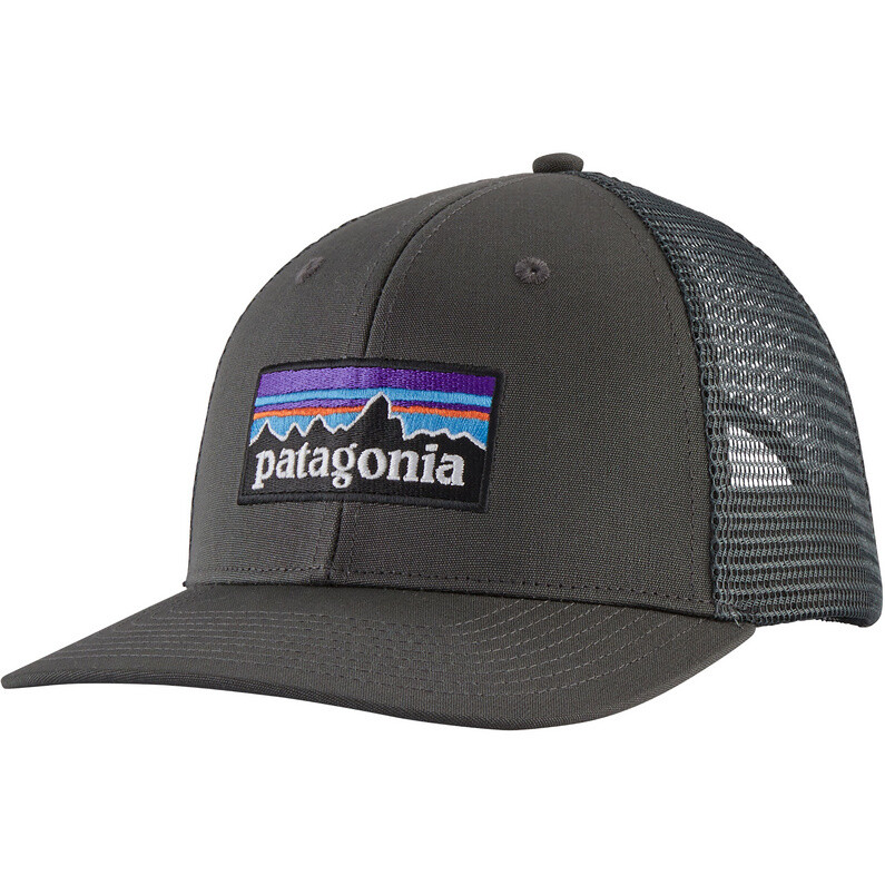 

Кепка дальнобойщика P-6 с логотипом Patagonia, серый
