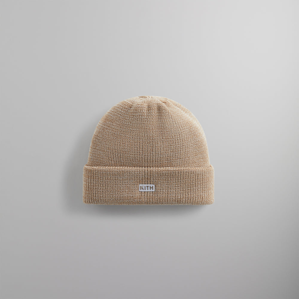 

Шапка Kith Classic Beanie, цвет Heather Oatmeal