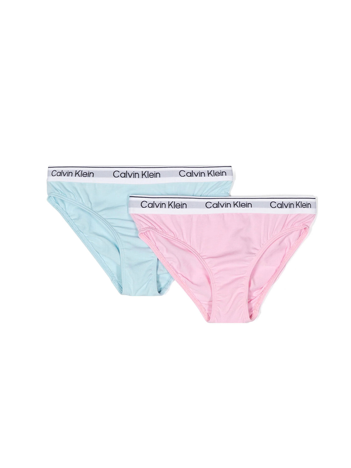 

2 упаковки трусов slip per bambine 2 pezzi Calvin Klein, розовый