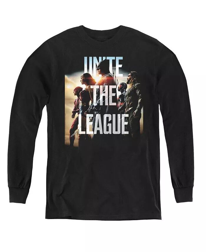 

Свитшот с длинным рукавом для мальчиков Movie Youth Dawn Justice League, черный