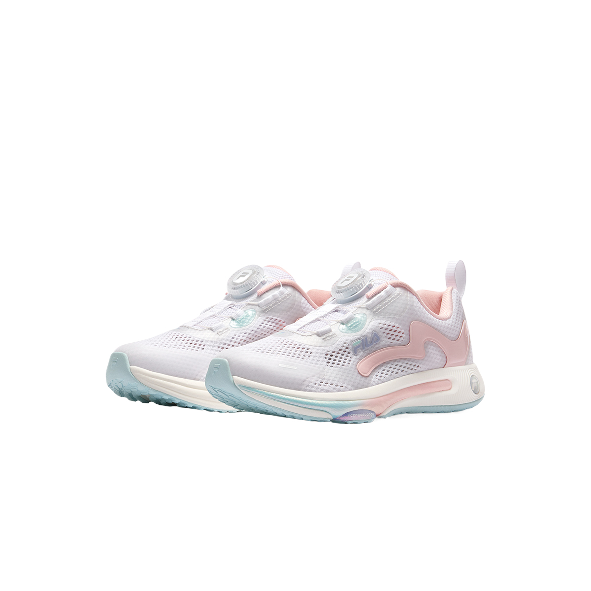 FILA KIDS Низкие детские беговые кроссовки FILA White Silver для детей 3-7 лет — фото 3