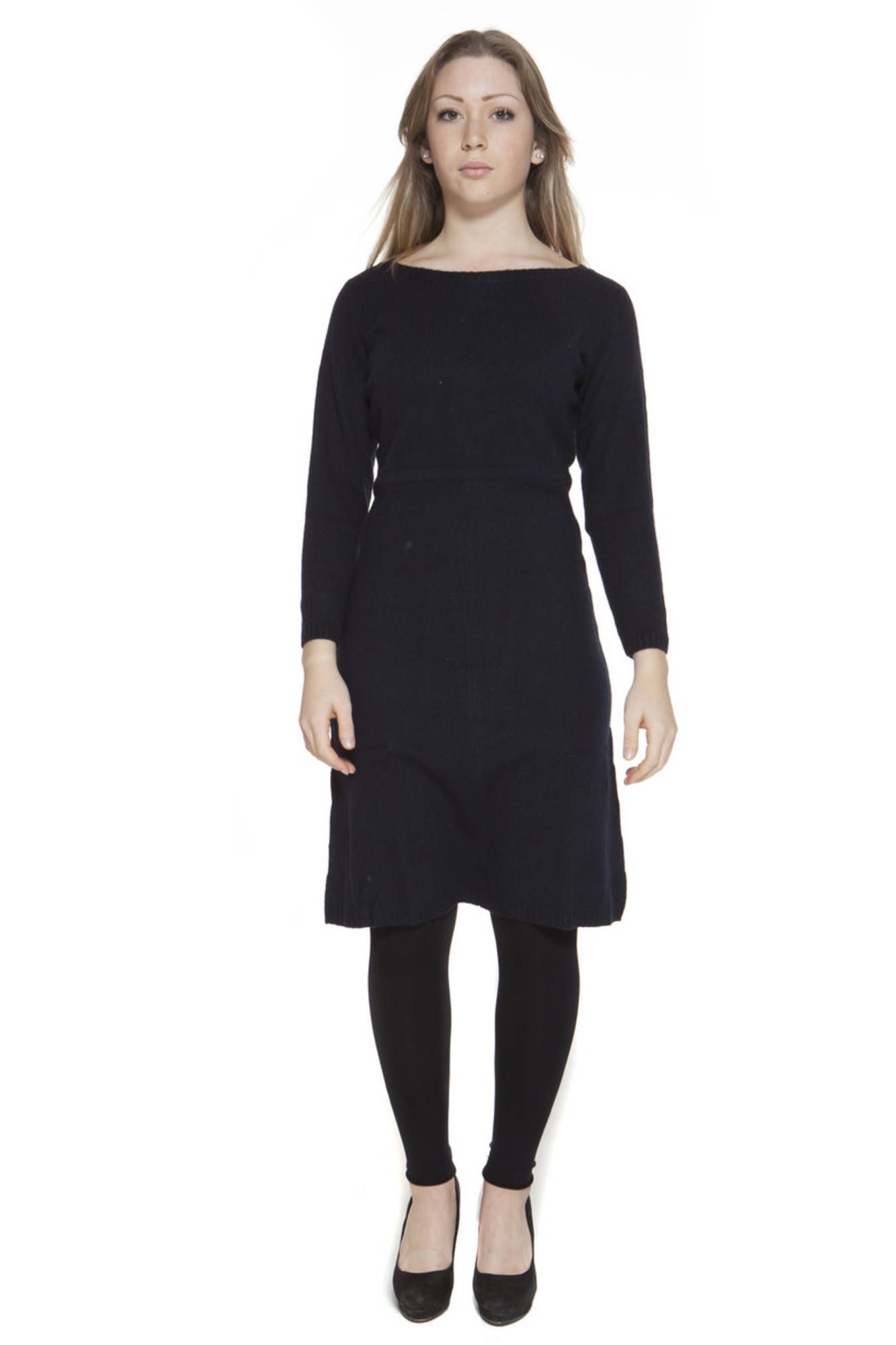 

Платье женское из синей шерсти Gant