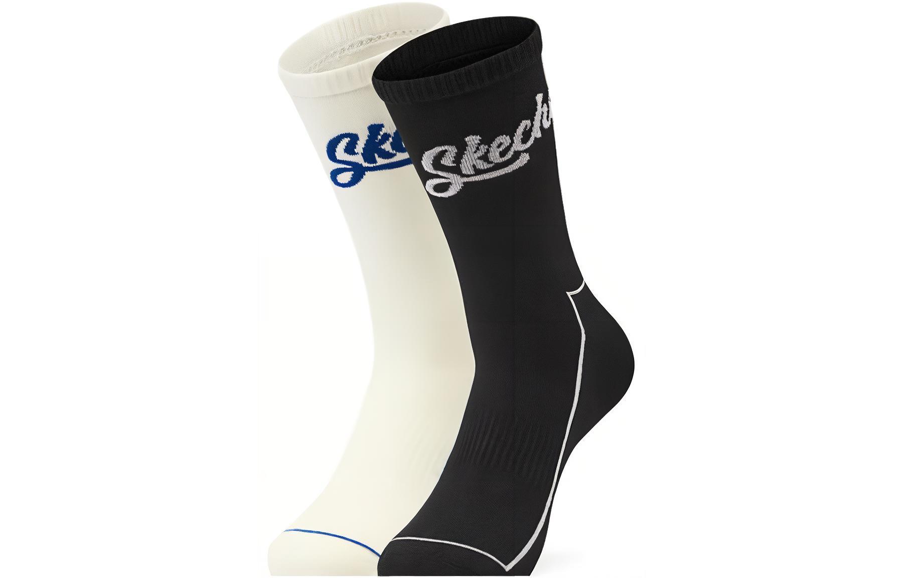 

Гольфы унисекс, 2 пары Skechers, 2 Pack (White/Black/038G)