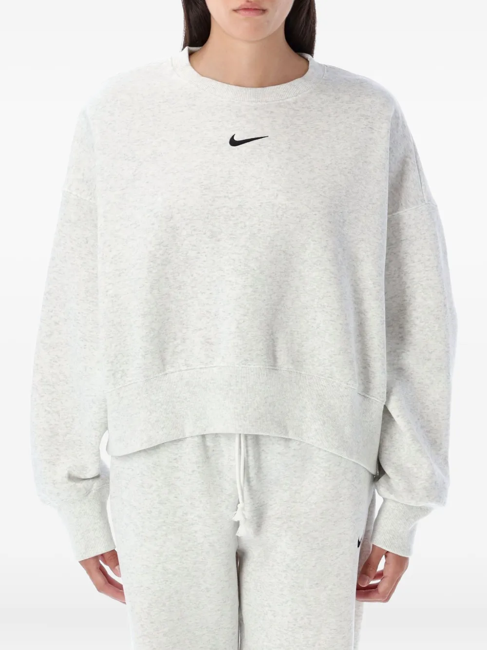 

Толстовка с логотипом Swoosh Nike, серый