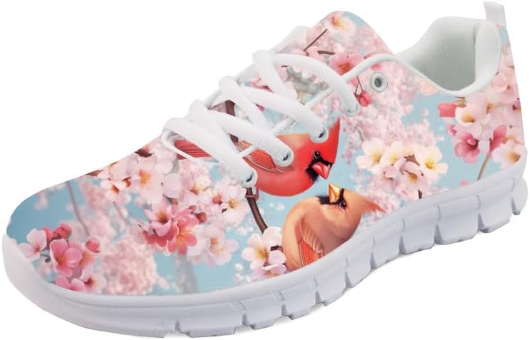 

Легкие дышащие кроссовки Forchrinse с леопардовым принтом для ходьбы, спорта, тренажерного зала и бега для мужчин и женщин, красный