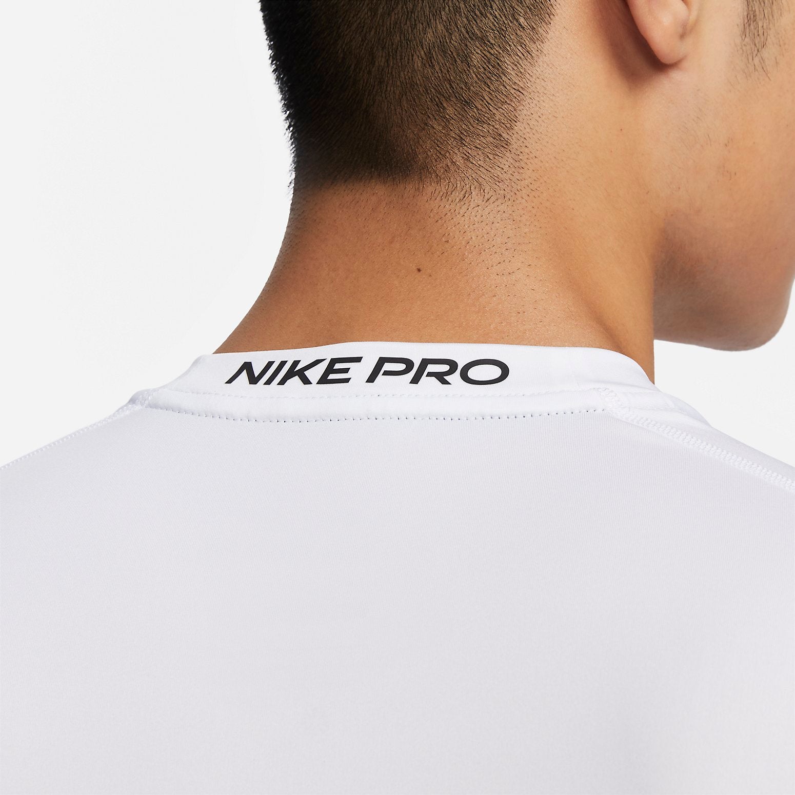 Спортивный топ Nike Pro Dri-FIT Fitness Top 'White' FB7915-100, белый — фото 4