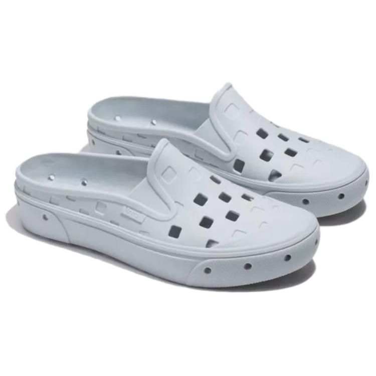 Классические клоги Unisex Vans, бело-серые — фото 2