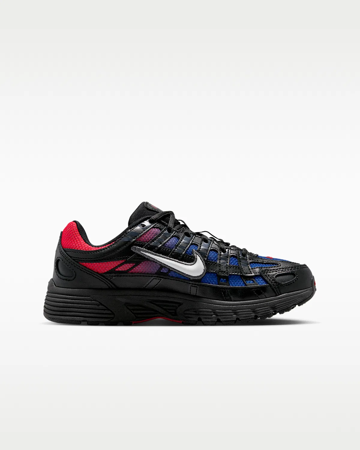 Кроссовки Nike P-6000 для детей, Black/Bright Crimson/Game Royal/Off White — фото 3