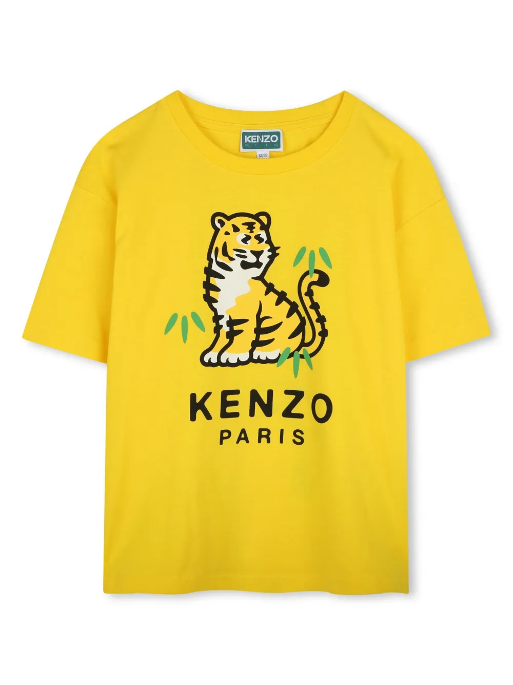 

Футболка с логотипом Kenzo Kids, желтый