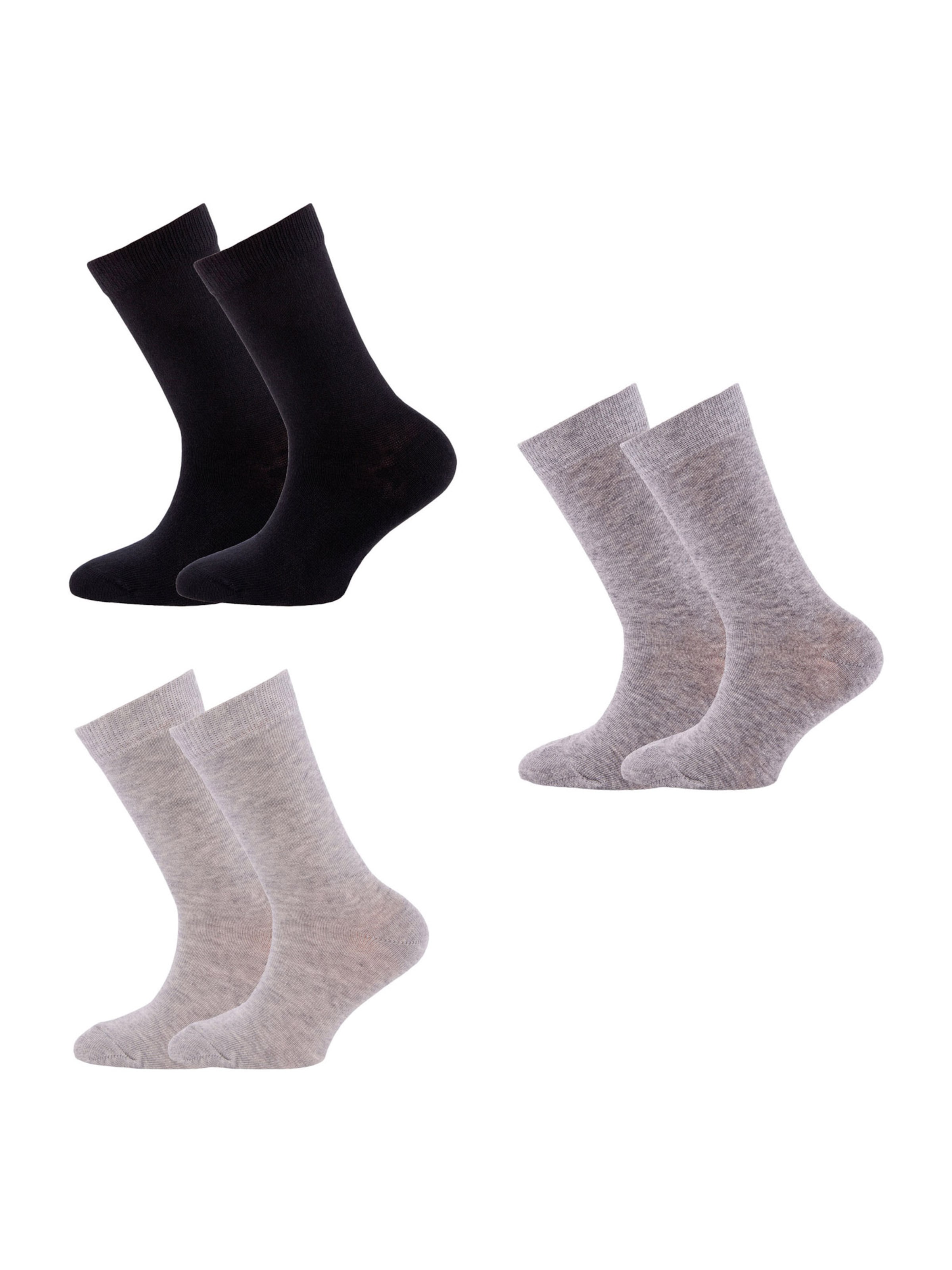 EWERS Носки Regular в цветах Greige, Dark Grey, Black