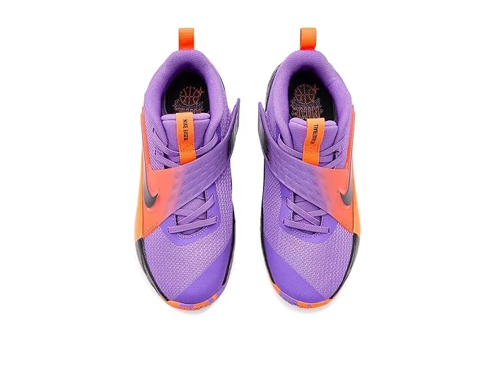 Кроссовки Team Hustle D 12 SE Nike Kids, Bright Violet/Black/Total Orange — фото 3