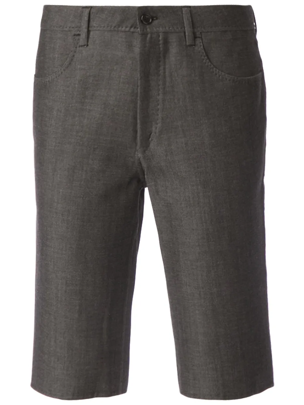 

Шорты строгого кроя до колена Yang Li, черный