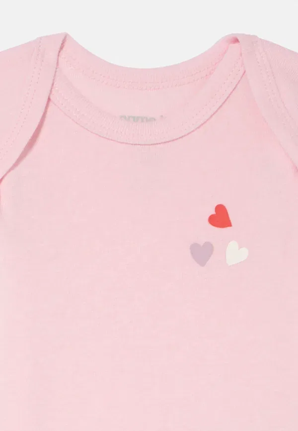 Боди Nbfbody heart 3 pack Name It, розовый/светло-розовый/сиреневый — фото 4
