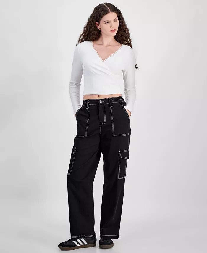 

Джинсы Cargo Utility Skater для юниоров Madden Girl, черный
