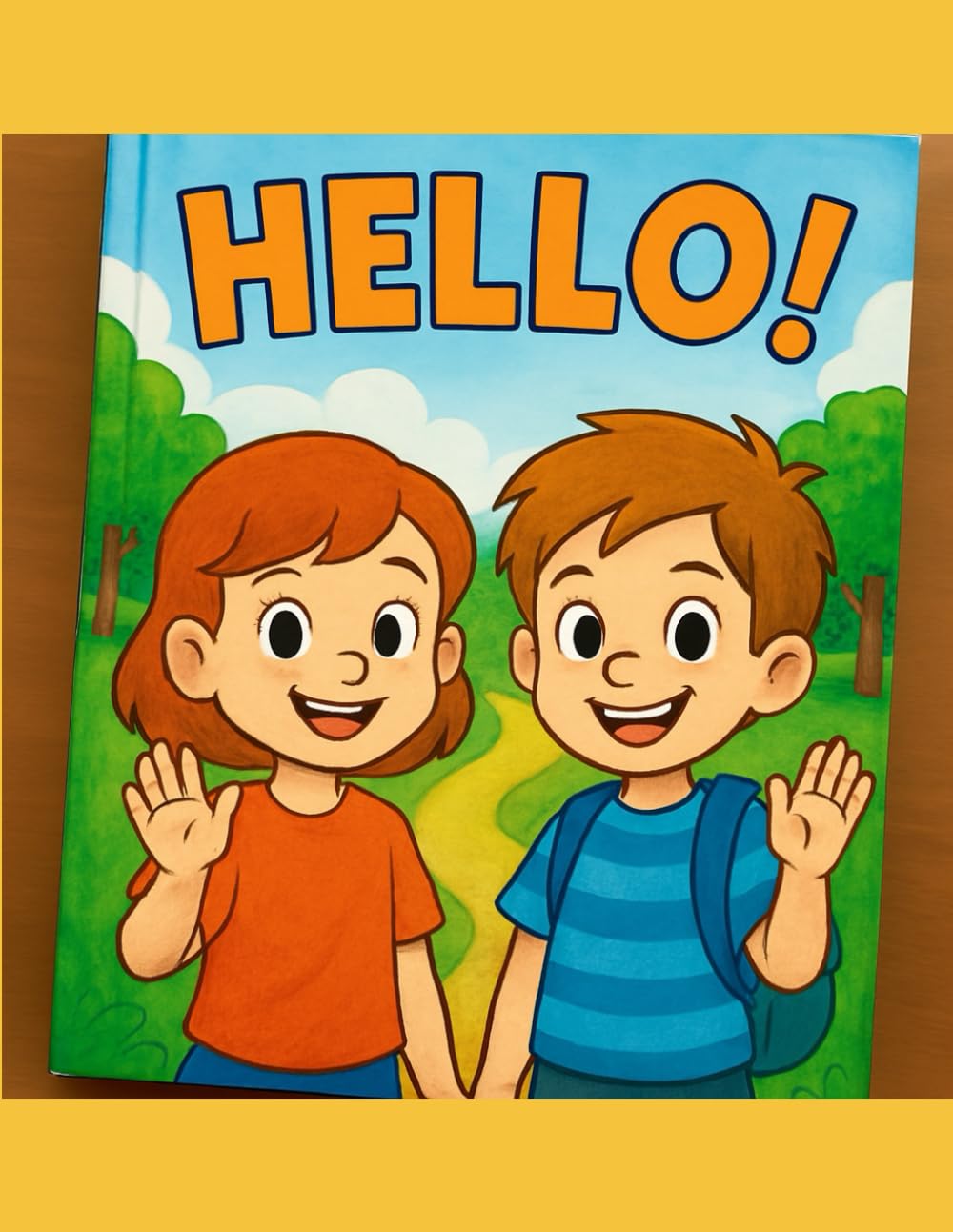 

Hello!: Libro da colorare per bambini con giochi finali. Colora l'anno con me. Colora i mesi dell'anno (Italian Edition) (Independently published)