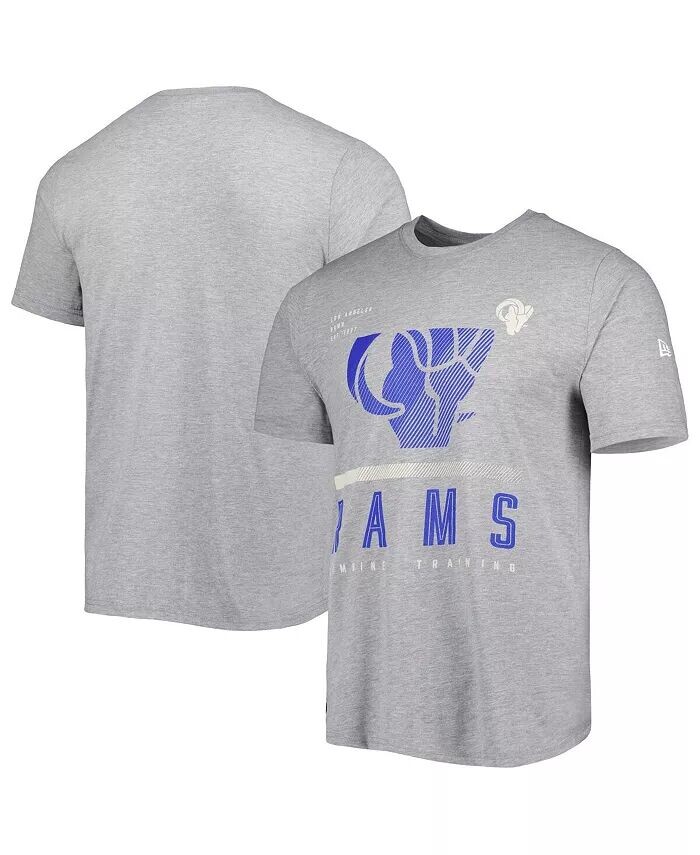 

Мужская серая футболка Los Angeles Rams Joint Authentic Red Zone New Era