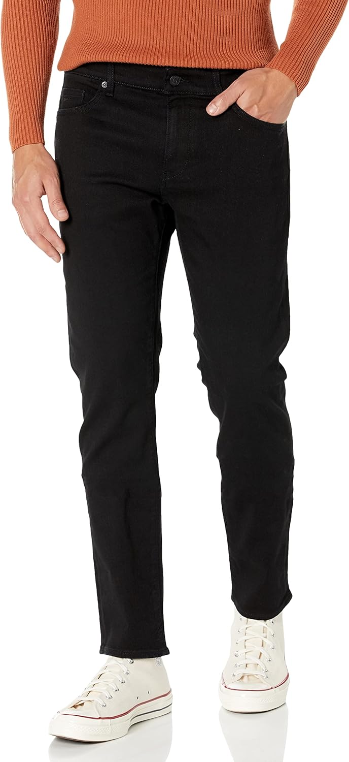 

BOSS Мужские черные джинсы Slim Fit из эластичного хлопка, Black