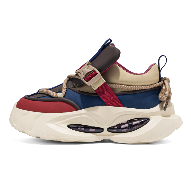 

Низкие массивные кроссовки мужские JANECO, Blue Red