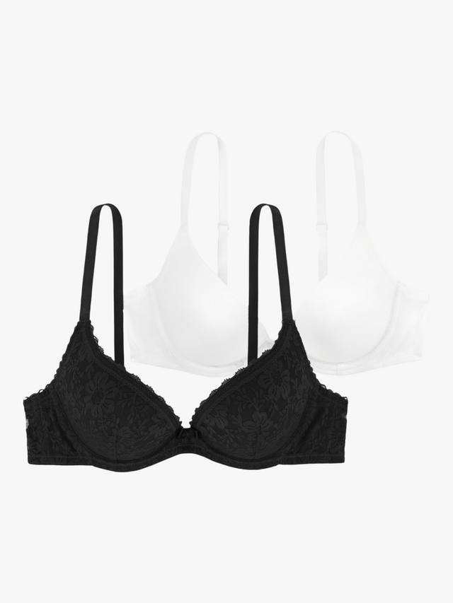 

Бюстгальтер Sonia с эффектом пуш-ап Dorina, Pack of 2, Black/White