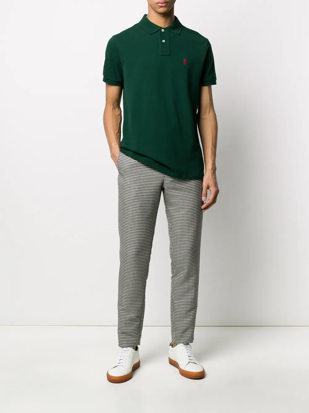 Рубашка-поло с короткими рукавами POLO RALPH LAUREN, зеленый — фото 2