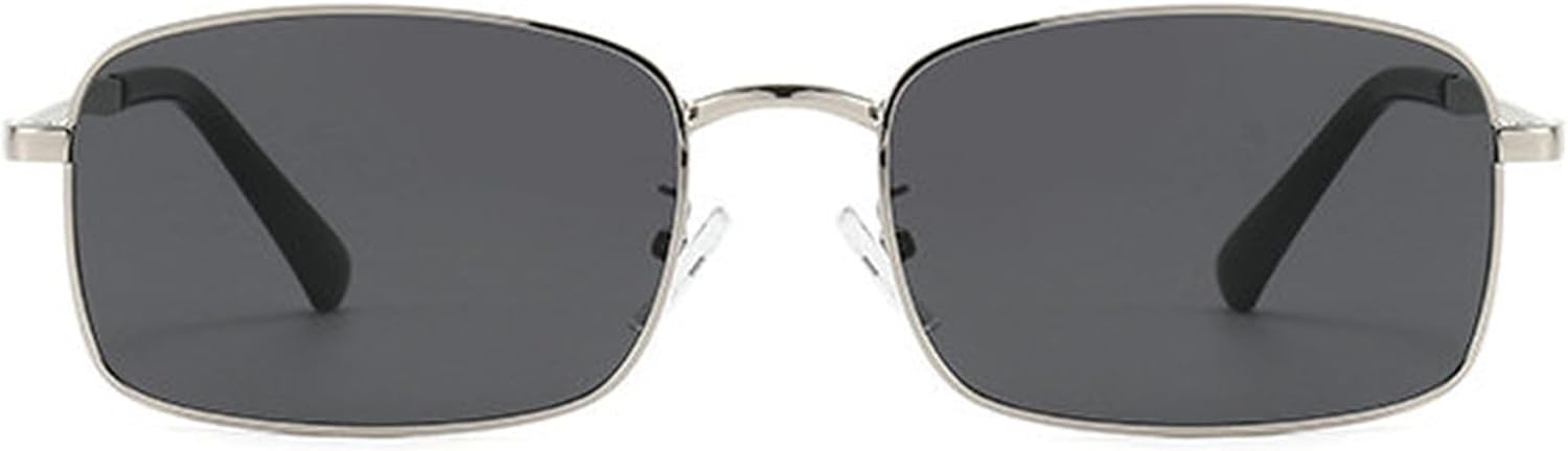 

Солнцезащитные очки Helena в стиле ретро 90-х, прямоугольные, в металлической оправе, дизайнерские, для мужчин и женщин, для вождения, с градиентным рассеиванием света, мужские, UV400, C5