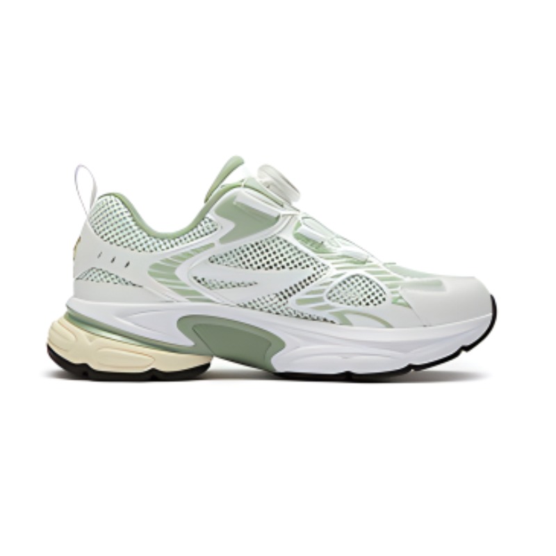 FILA KIDS Кроссовки для бега Pegasus Anti Slip, износостойкие, низкие, детские, белые, зеленые, подростковые — фото 2