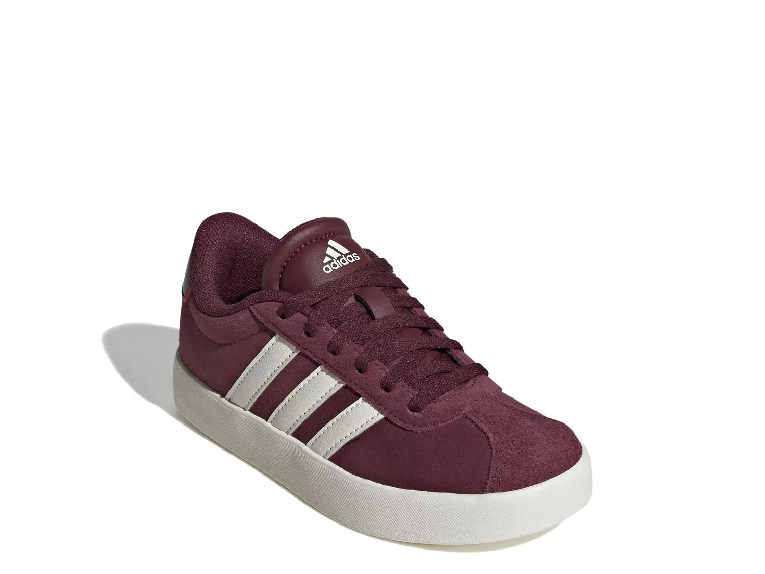 

Кроссовки Adidas VL Court 3.0 — детские, бордовые
