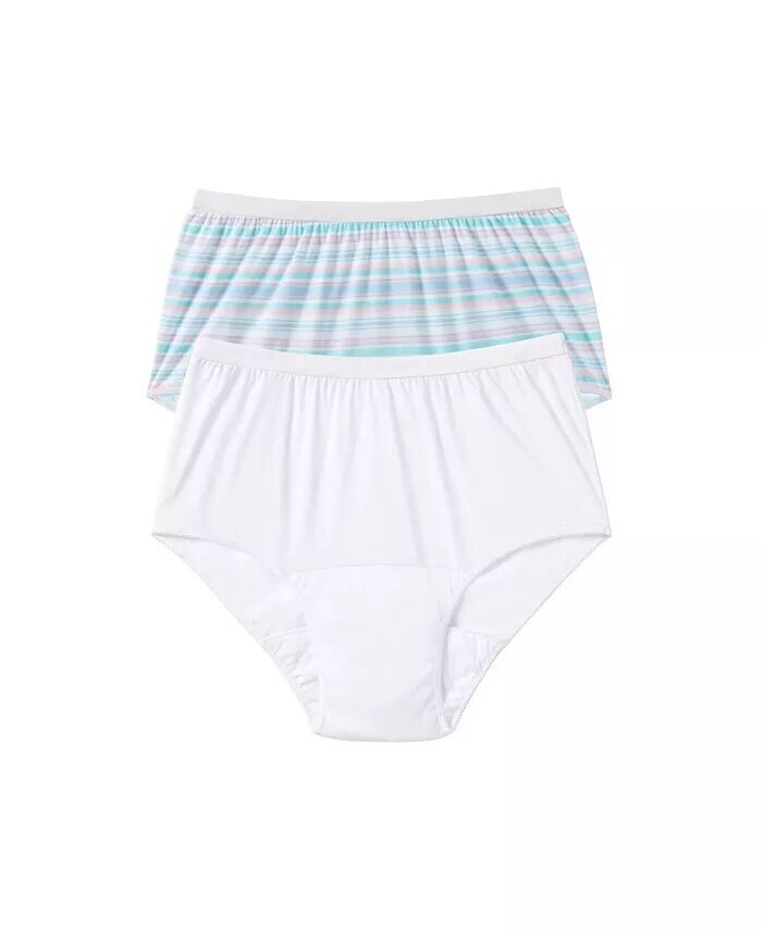 

Хлопковые трусы больших размеров, комплект из 2 штук при недержании Comfort Choice, мультиколор