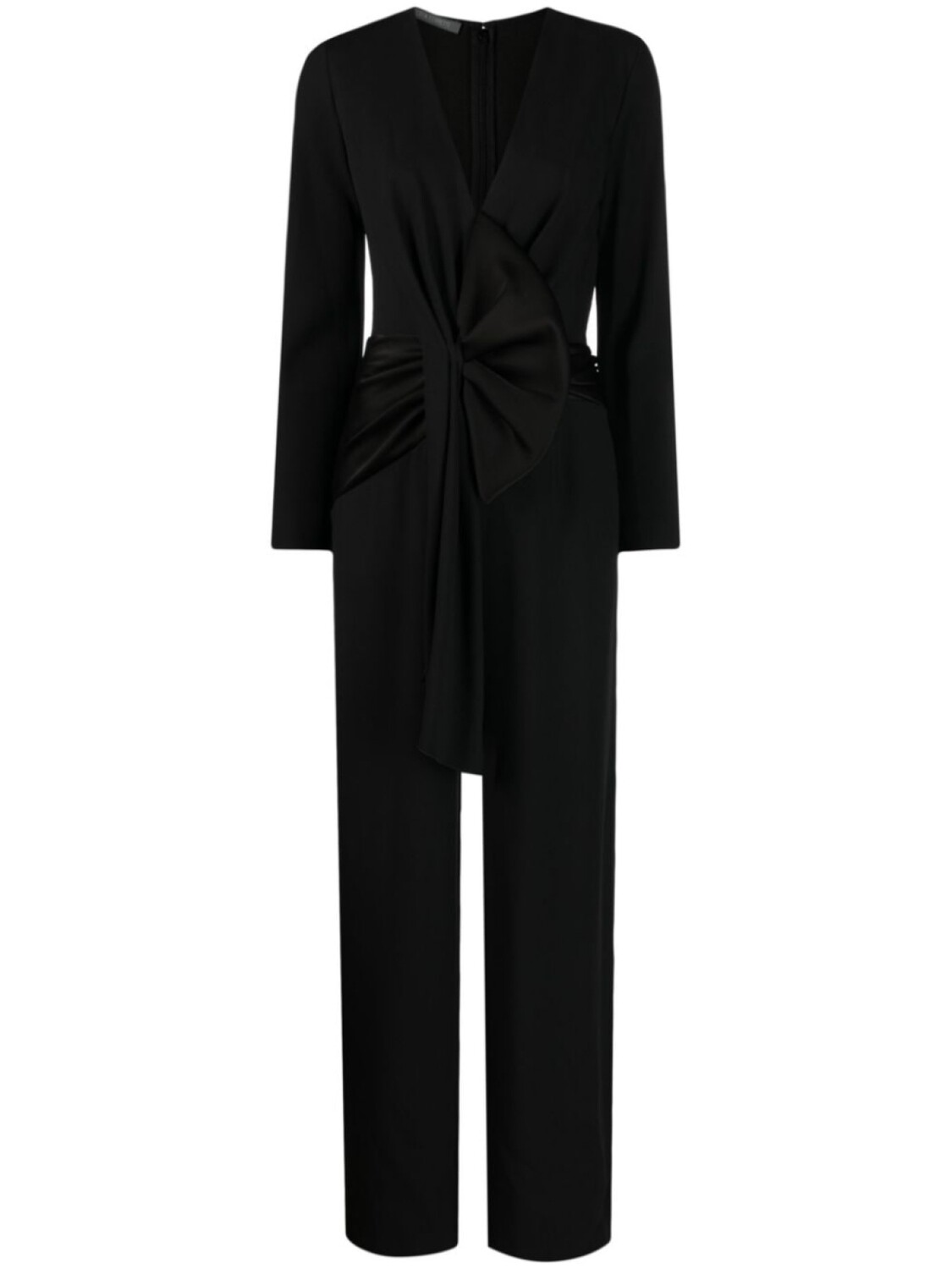 

Alberta Ferretti атласный комбинезон Enver, черный