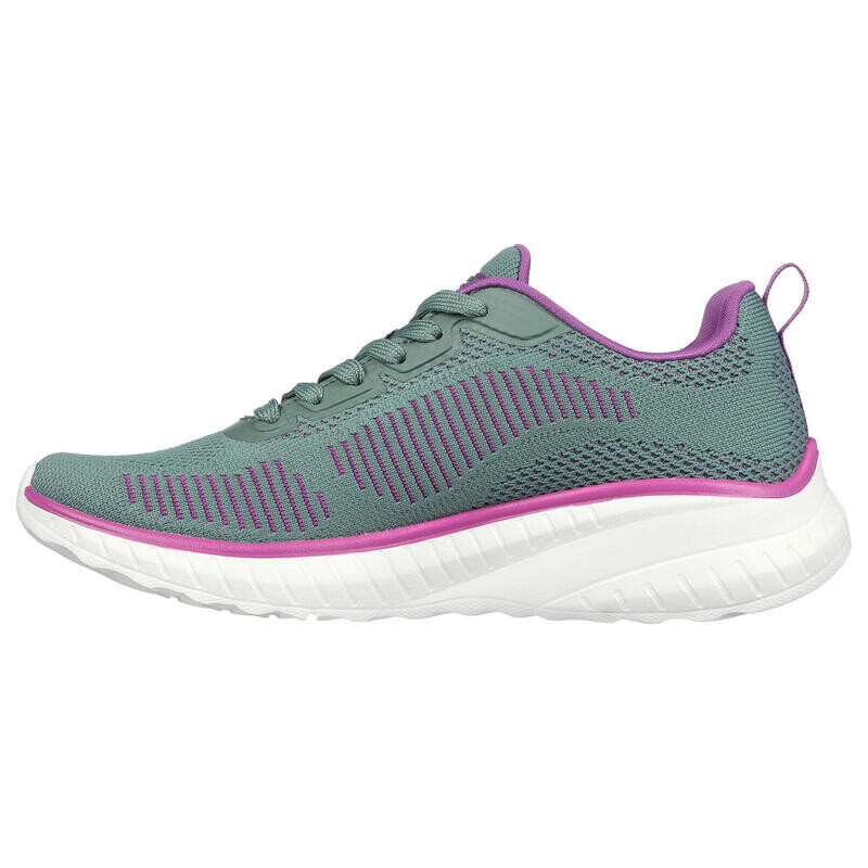Женские кроссовки BOBS SQUAD CHAOS STELLAR TEMPO Оливково-зеленый SKECHERS, цвет gruen — фото 4
