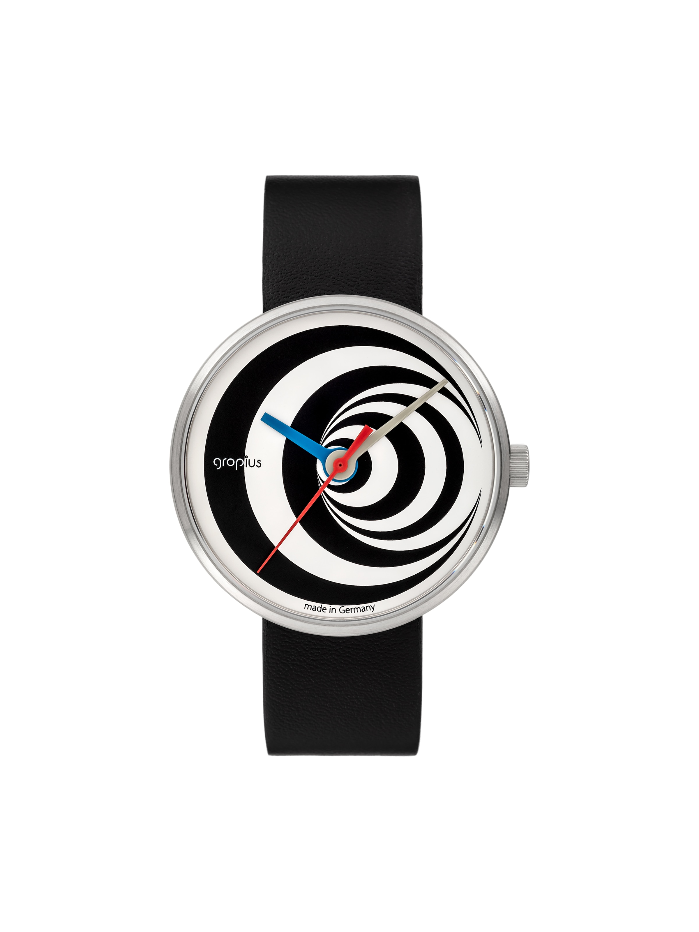 

WALTER GROPIUS Часы Analog 'EXCENTRIC' в черном цвете