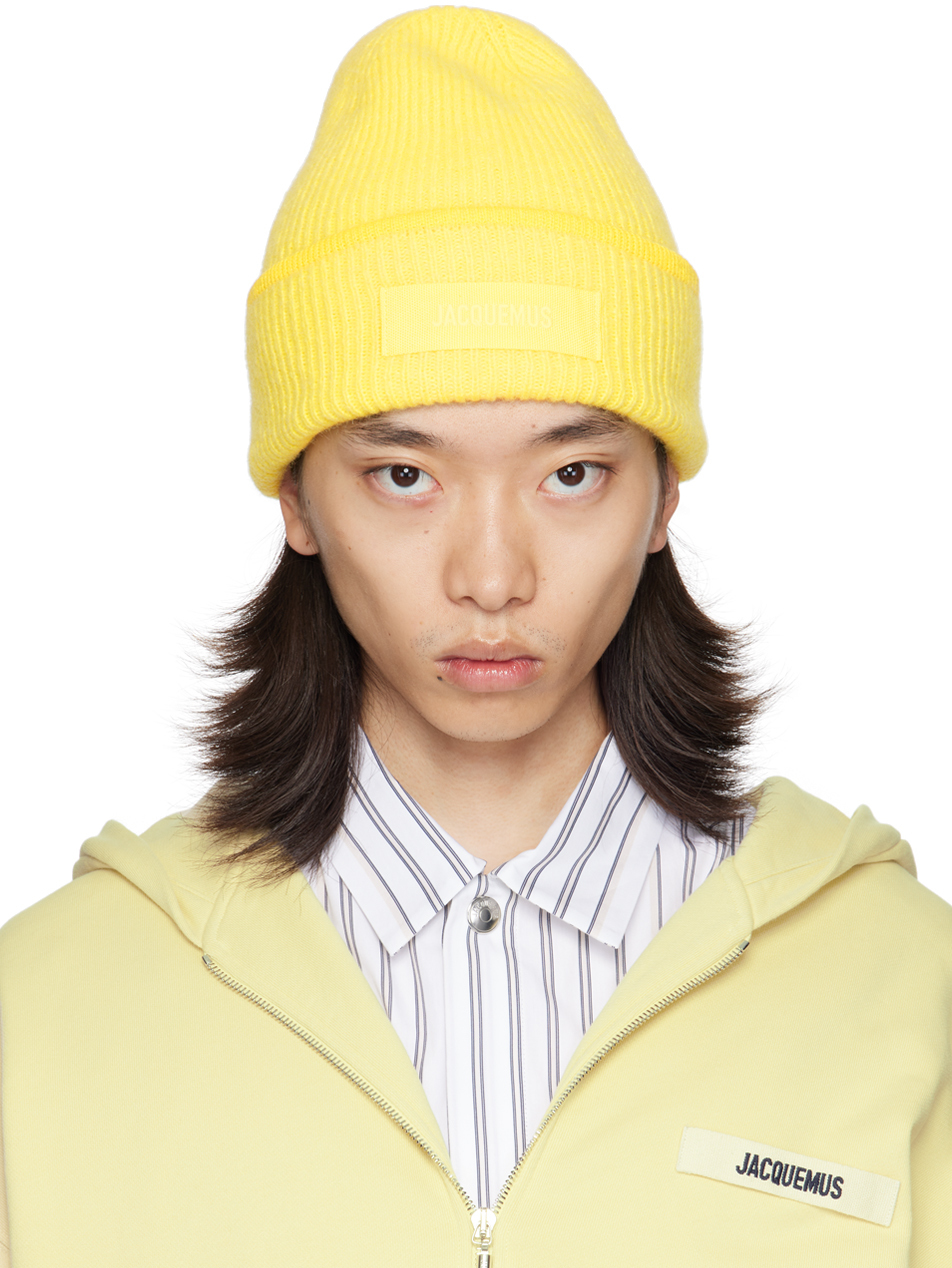

Шапка-бини «Le bonnet Gros Grain» JACQUEMUS, желтый