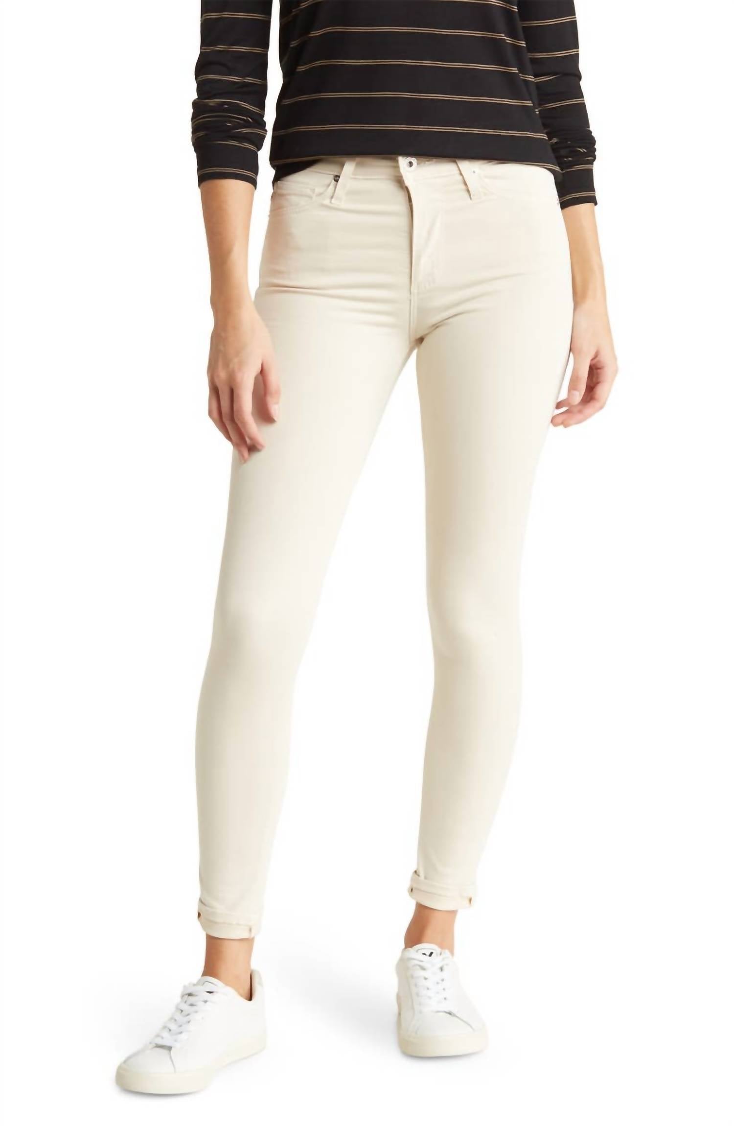 

Джинсы-скинни Farrah из шифона AG Jeans, цвет chiffon