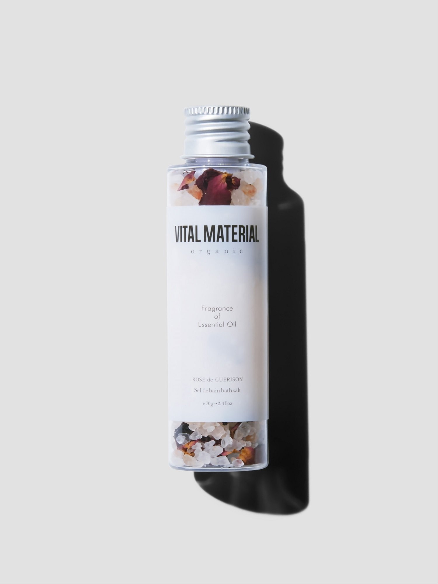 Ароматические травяные соли для ванны 70 г Healing Rose Vital Material, FREE