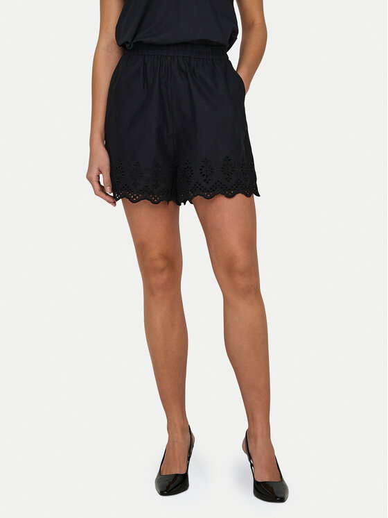 

Шорты свободного кроя из ткани Lou 15313167 Only, черный