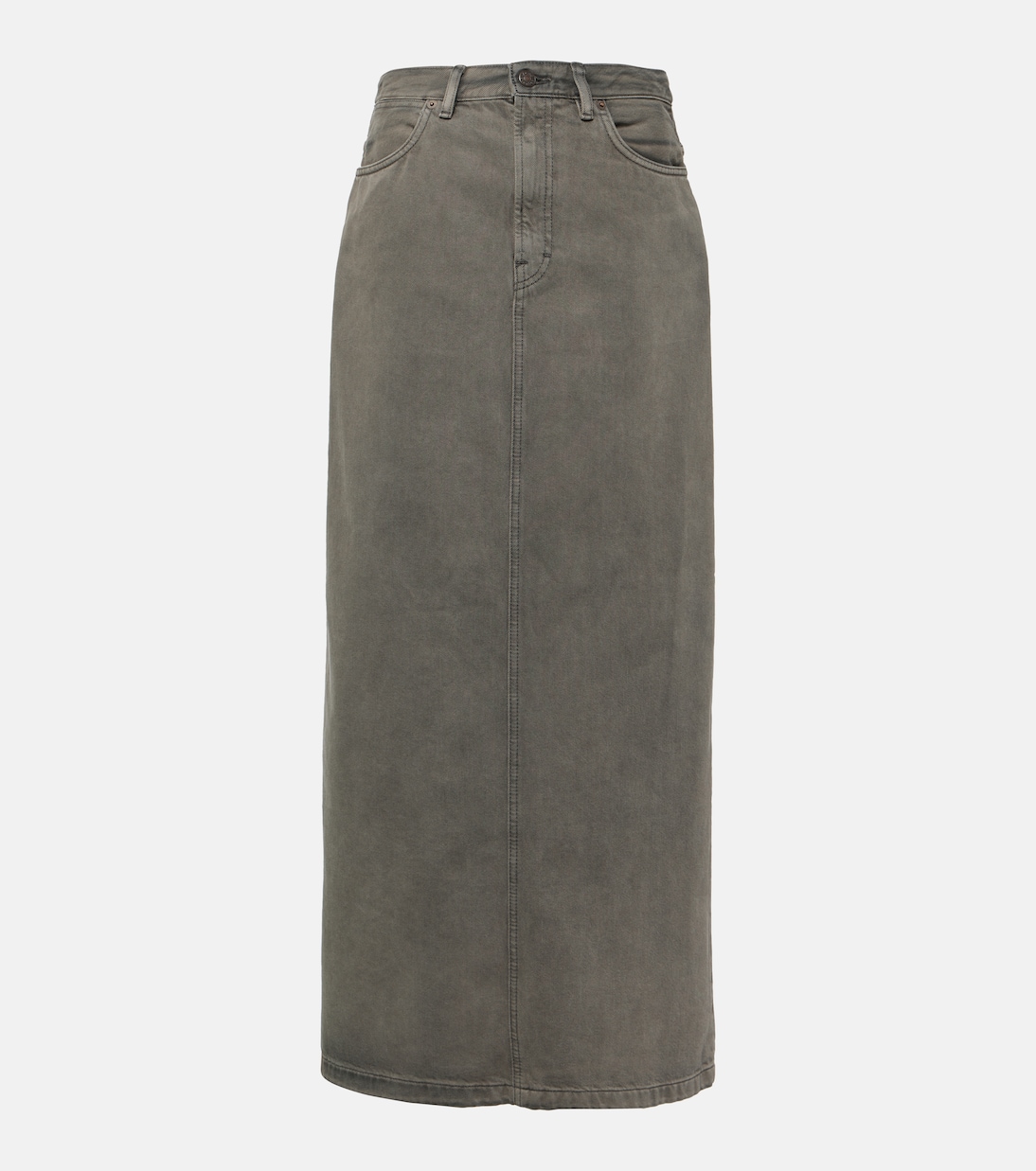 

Длинная юбка из денима Philo Acne Studios, Anthracite Grey